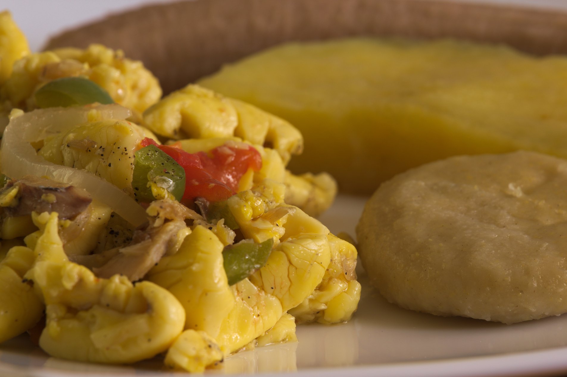 Food Photography/Jamaican Ackee and Salt Fish Dish